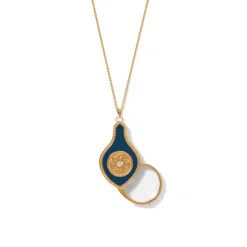 French Loupe Magnifier Pendant Necklace